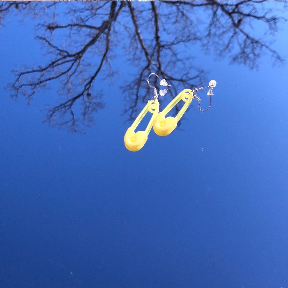 Yellow earings